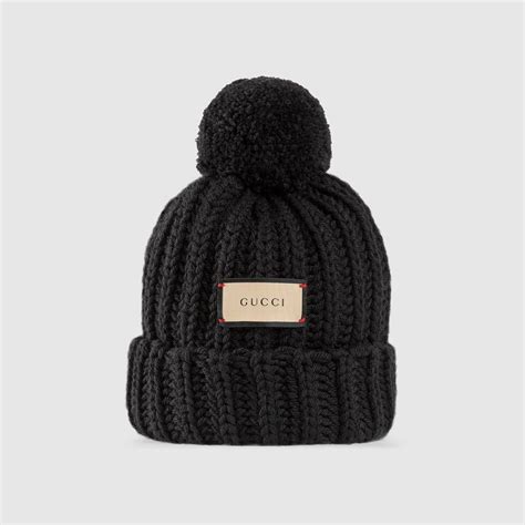 black gucci knit hat